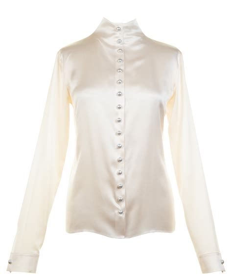 chanel silk blouses.